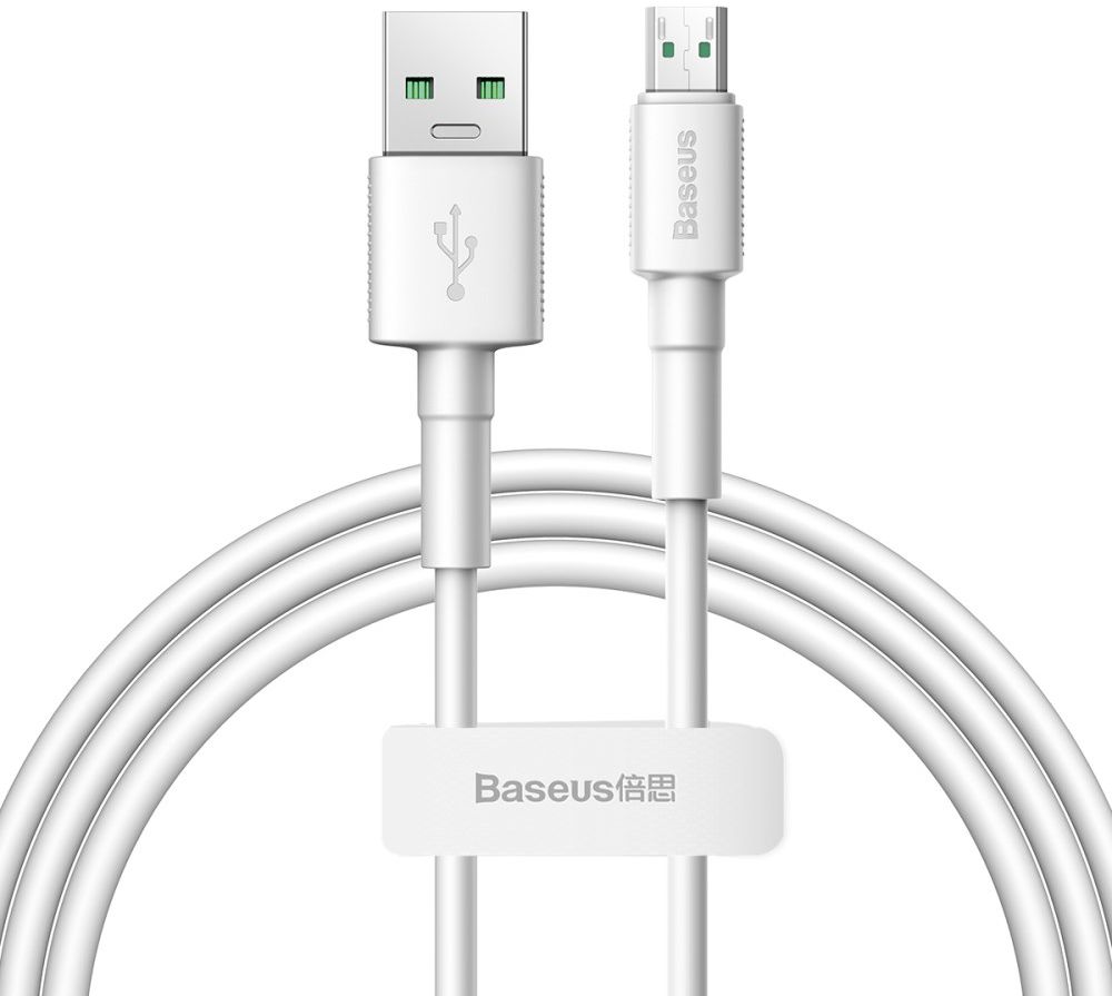 Baseus 20W Quick Charge Micro-USB Kabel 1m Wit afbeelding 1