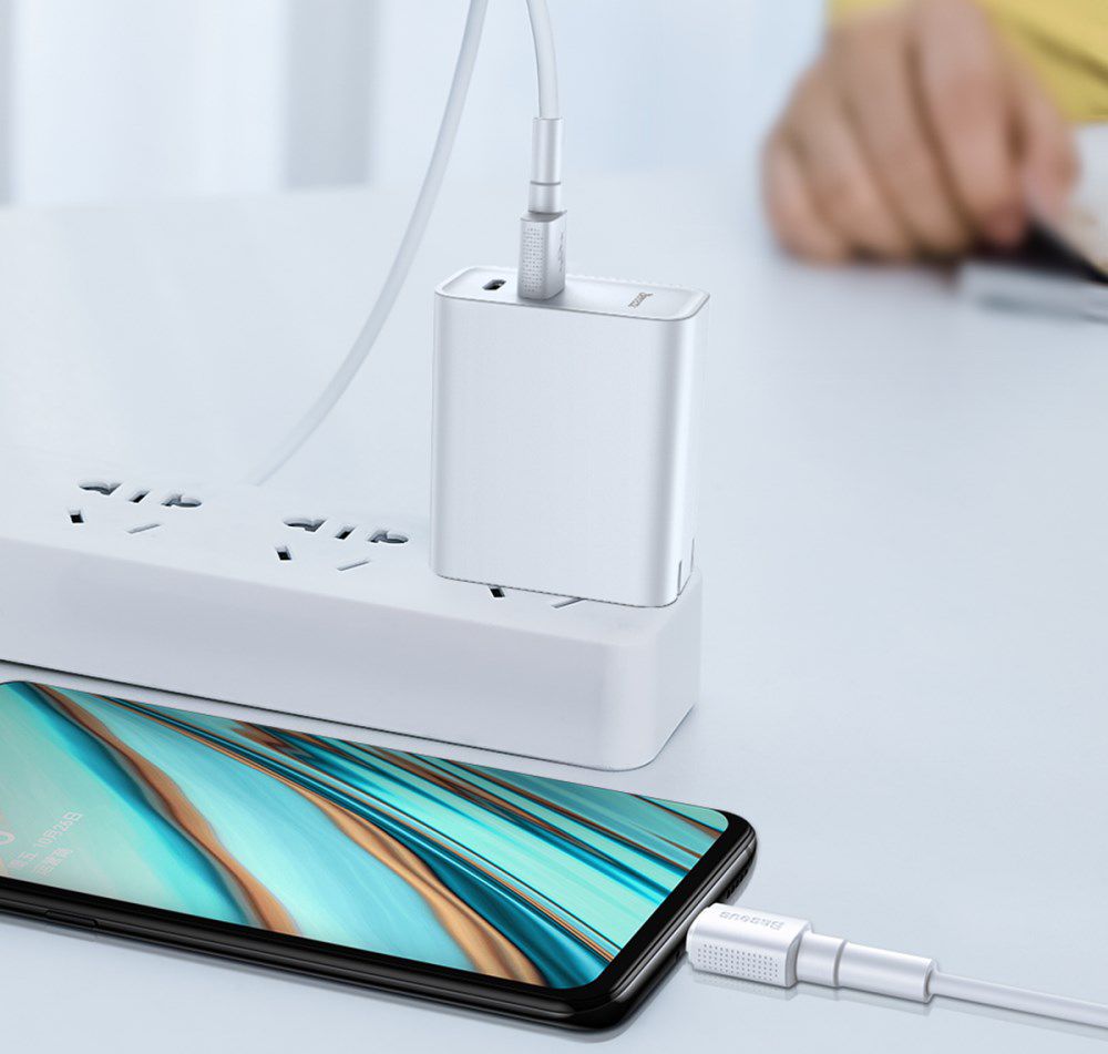 Baseus 20W Quick Charge Micro-USB Kabel 0.5m Wit afbeelding 9