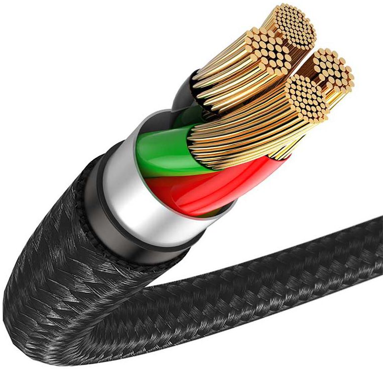 Baseus Halo Series Quick Charge Micro-USB Lichtgevende Kabel 2m Zwart afbeelding 5
