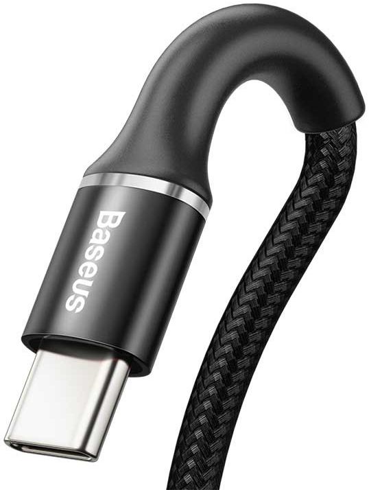 Baseus Halo Series Quick Charge Micro-USB Lichtgevende Kabel 2m Zwart afbeelding 3