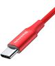 Baseus Rapid Series Fast Charge USB-C Lichtgevende Kabel 2m Rood