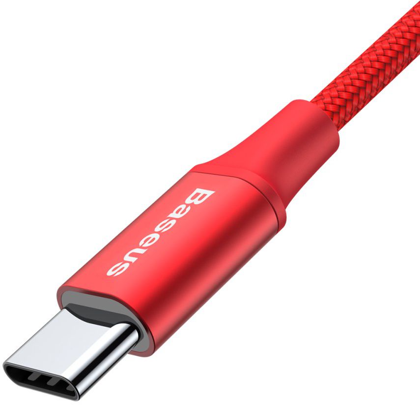 Baseus Rapid Series Fast Charge USB-C Lichtgevende Kabel 1m Rood afbeelding 4