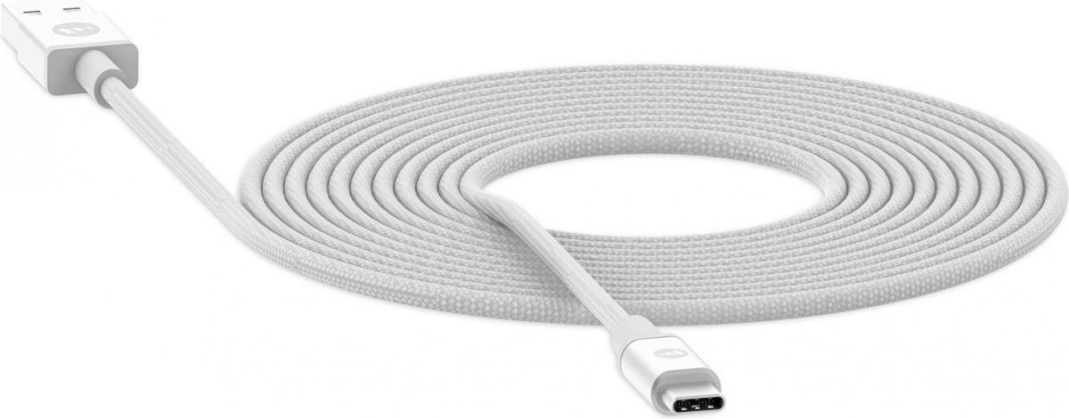 Mophie USB-A naar USB-C Kabel 3m Wit afbeelding 2