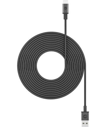 Mophie USB-A naar USB-C Kabel 3m Zwart Kabels
