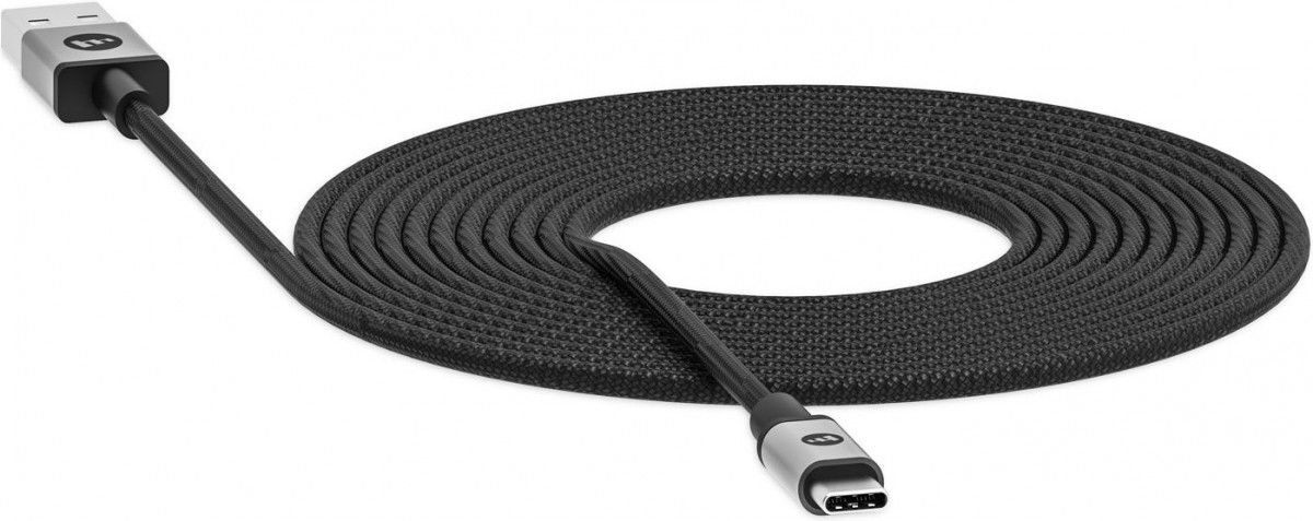 Mophie USB-A naar USB-C Kabel 3m Zwart afbeelding 2