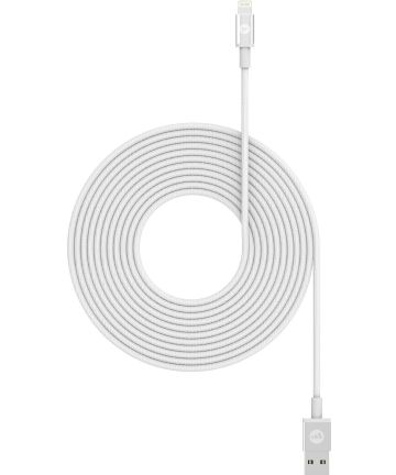 Mophie USB-A naar Lightning Kabel 3m Wit Kabels