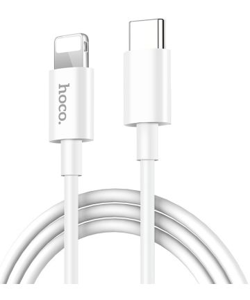Hoco Swift Series Power Delivery USB-C naar Lightning Kabel 1m Wit Kabels