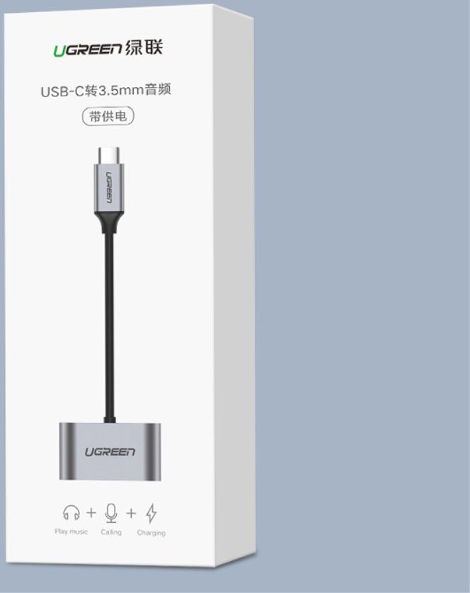 Stijlvolle Universele USB-C naar USB-C + Audio Jack Adapter afbeelding 5