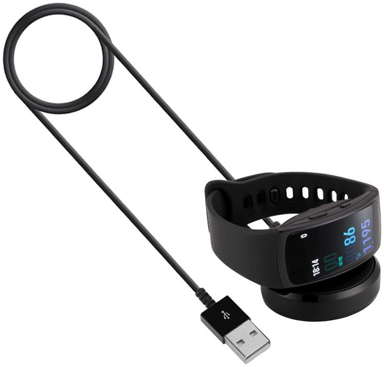 Samsung Gear Fit2 Pro Dock Oplaadkabel Zwart afbeelding 7