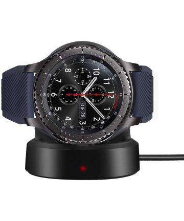 Samsung Galaxy Watch / Gear Watch Oplader Draadloos Opladen Dock Zwart Opladers