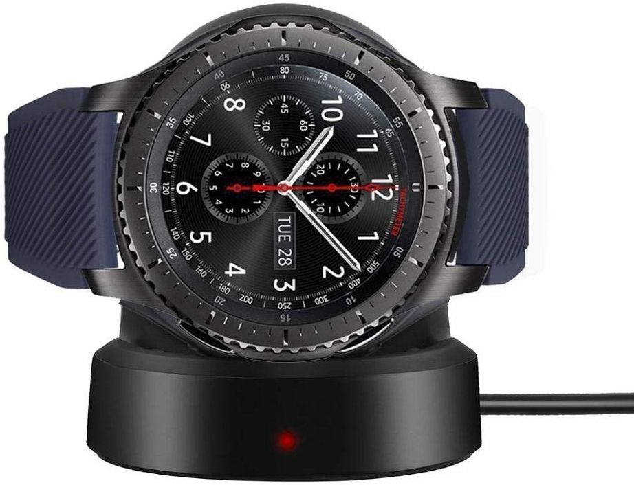 kanaal compromis samenzwering Samsung Galaxy Watch / Gear Watch Oplader Draadloos Opladen Dock Zwart |  GSMpunt.nl