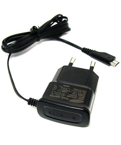 Originele Samsung Micro USB Oplader Zwart afbeelding 1