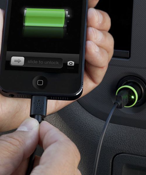 Belkin Universele USB Autolader Met Micro USB Kabel (1,2M) 1Amp Zwart afbeelding 5