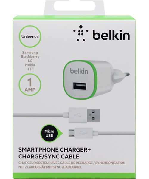 Belkin USB Thuislader met Micro-USB Kabel (1,2) 1A Wit afbeelding 5