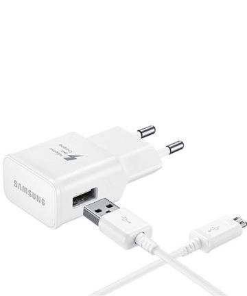 Originele Samsung Travel Adapter Fast Charge Micro-USB Oplader Wit Opladers
