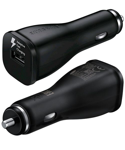 Originele Samsung Car Charger Adaptive Fast Charging Autolader Zwart afbeelding 2