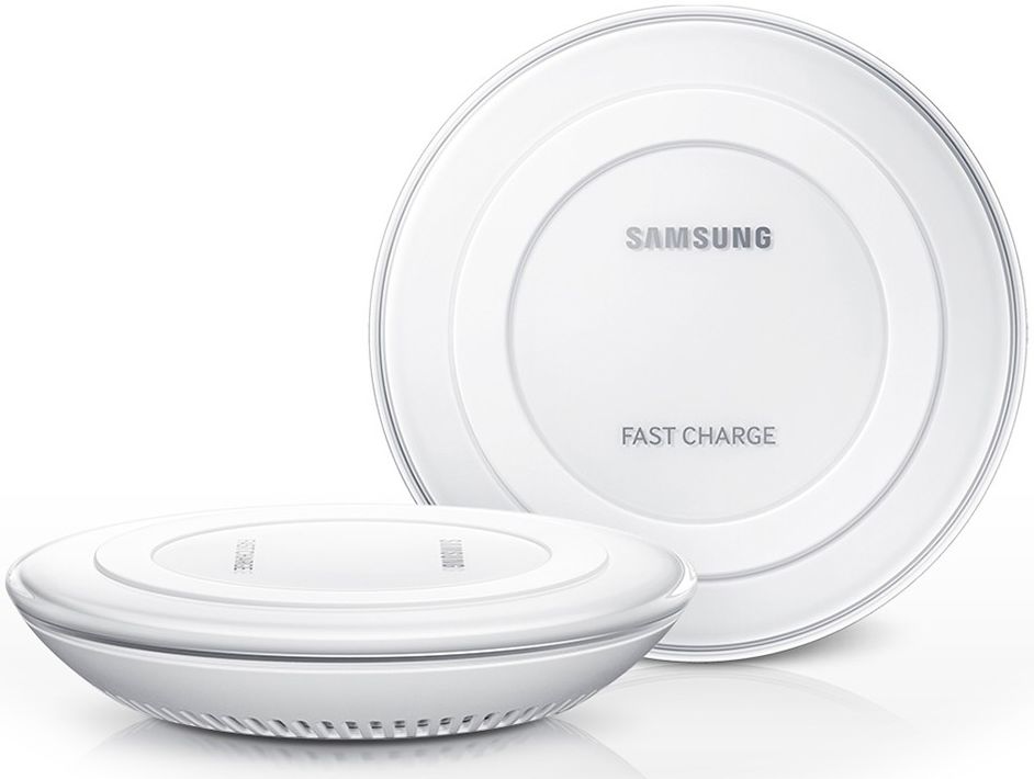 Samsung Draadloze QI Fast Charge Lader Pad Type Wit afbeelding 1