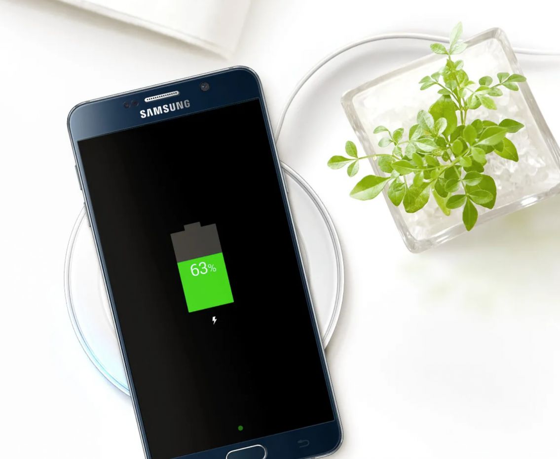 Samsung Draadloze QI Fast Charge Lader Pad Type Wit afbeelding 5