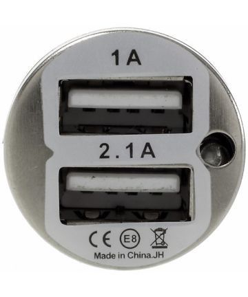 Dual USB Universele Autolader Zwart afbeelding 3