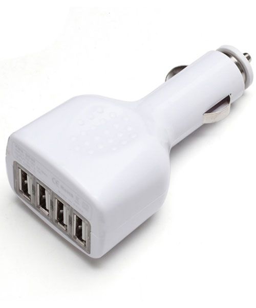 4 Poorts USB Car Charger Autolader afbeelding 1
