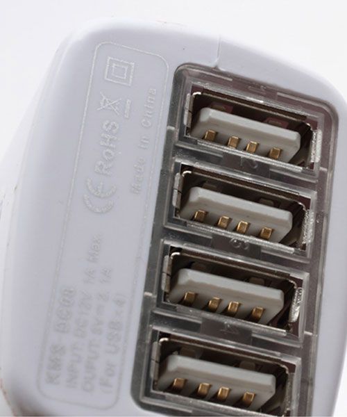 4 Poorts USB Car Charger Autolader afbeelding 4