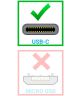 Originele LG MCS-H05 1.8A Fast Charge USB-C Snellader Wit