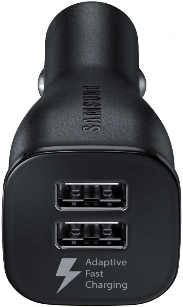 Samsung Fast Charging Dual Car Charger Micro-USB Autolader Zwart afbeelding 3