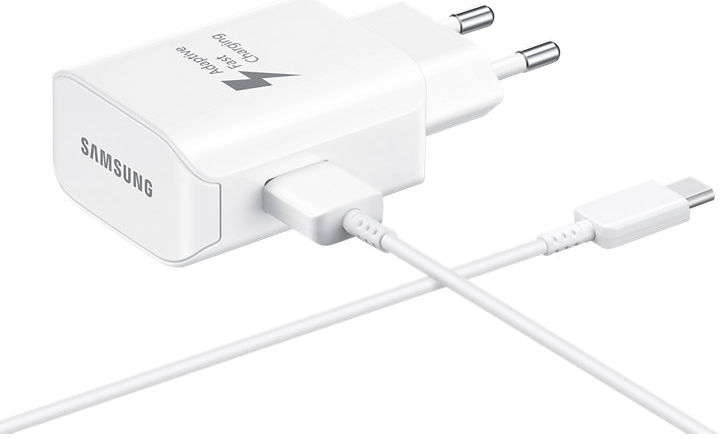 Originele Samsung Fast Charging USB-C Oplader Wit afbeelding 1