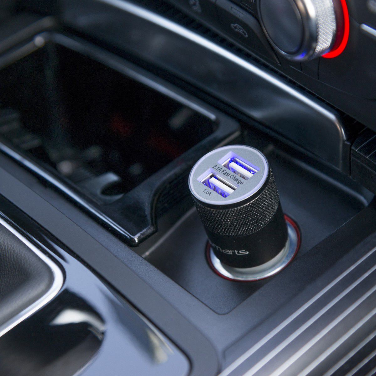 4smarts Autolader 3.1A Zwart afbeelding 4
