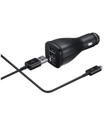 Samsung Fast Charging Dual Car charger USB-C Fast Charge Oplader Zwart