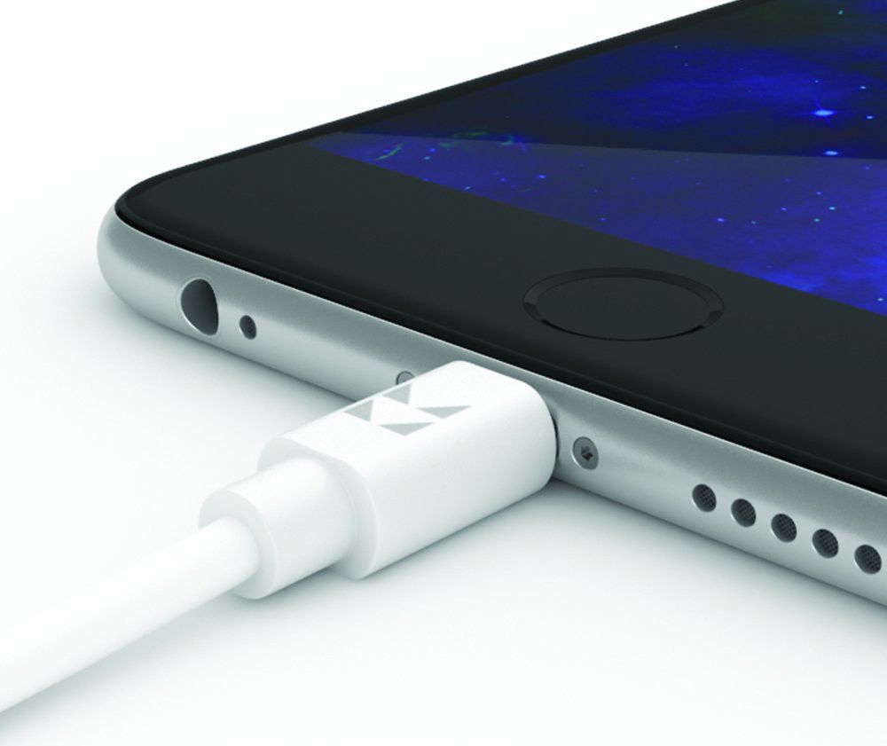 IONIKK Apple Lightning kabel (1,3M) met OTB oplader voor iPhone afbeelding 3