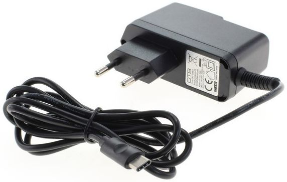 Universele OTB Telefoon / Smartphone USB-C Oplader 2A Zwart afbeelding 1