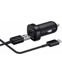 Samsung Fast Car Charge Adapter USB Type-C Autolader 2A Zwart