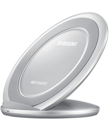 Originele Samsung Qi Draadloze Fast Charging Stand Oplader Zilver Opladers