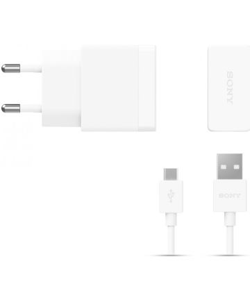 Sony EP881 Originele Thuislader MicroUSB Quick Charger White Opladers