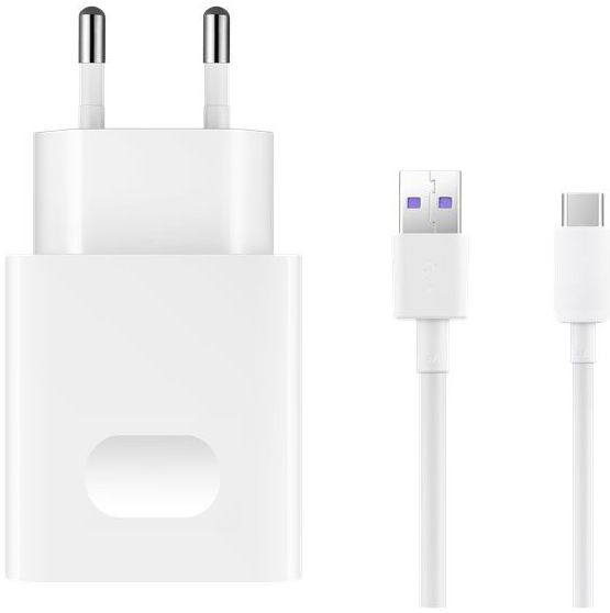 Originele Huawei AP81 Super Charge USB-C Oplader 1M Wit afbeelding 2