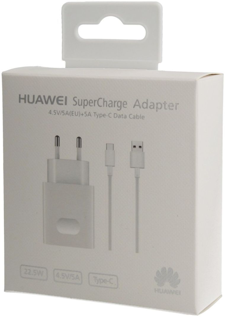 Originele Huawei AP81 Super Charge USB-C Oplader 1M Wit afbeelding 6