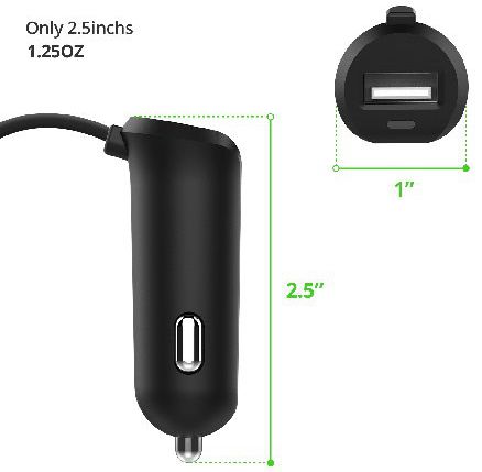 iOttie RapidVOLT Mini 4.8A Autolader met Micro USB Kabel 24W afbeelding 5