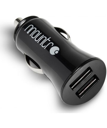 Mountr Dual Port USB Car Charger 2.1A autolader Opladers