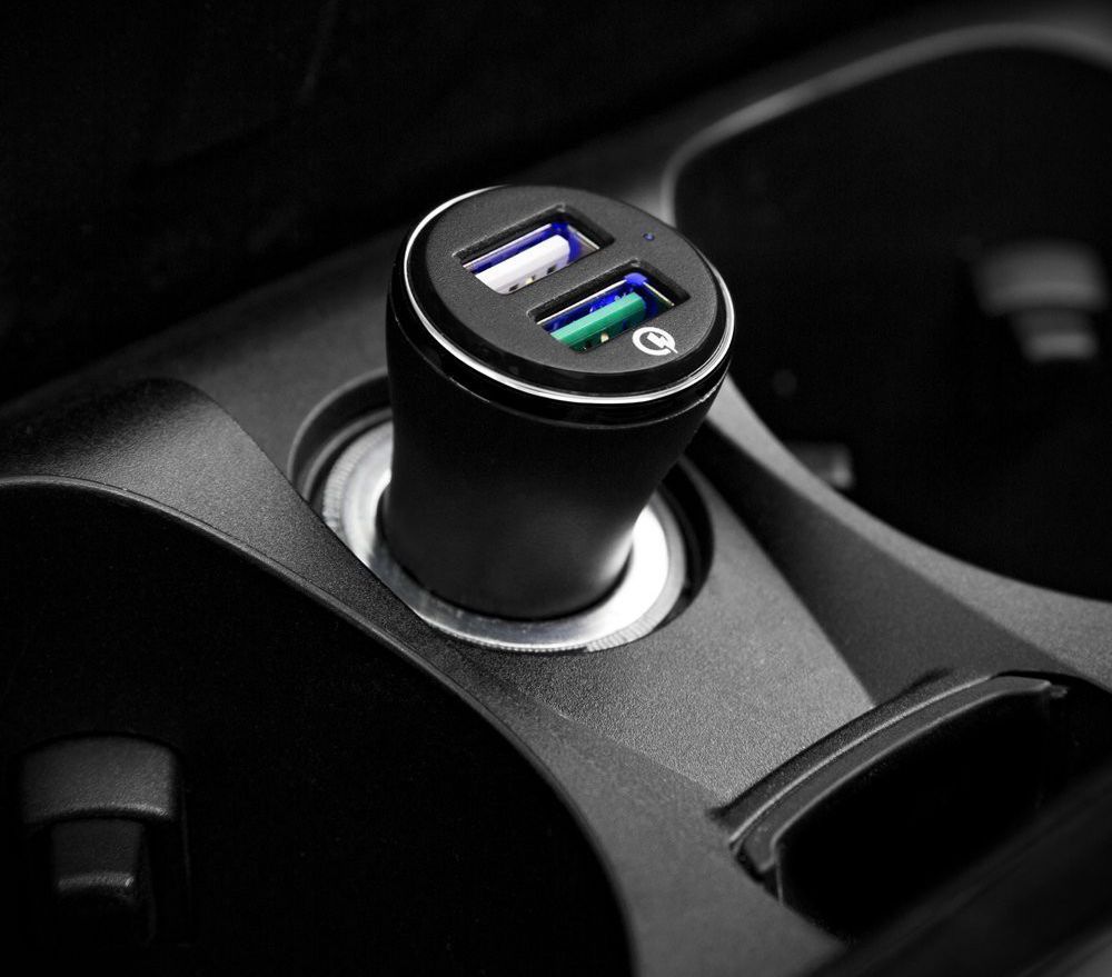 Spigen Quick Charge Autolader Zwart afbeelding 10