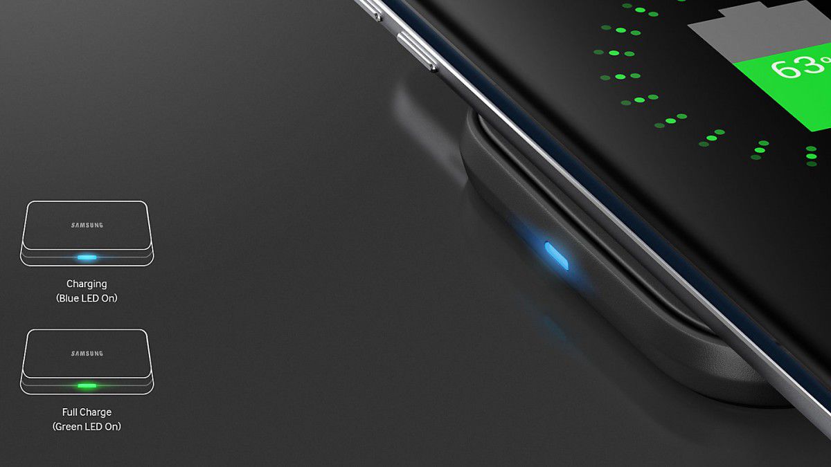 Samsung Compacte Draadloze Fast Charging Oplader Zwart afbeelding 4