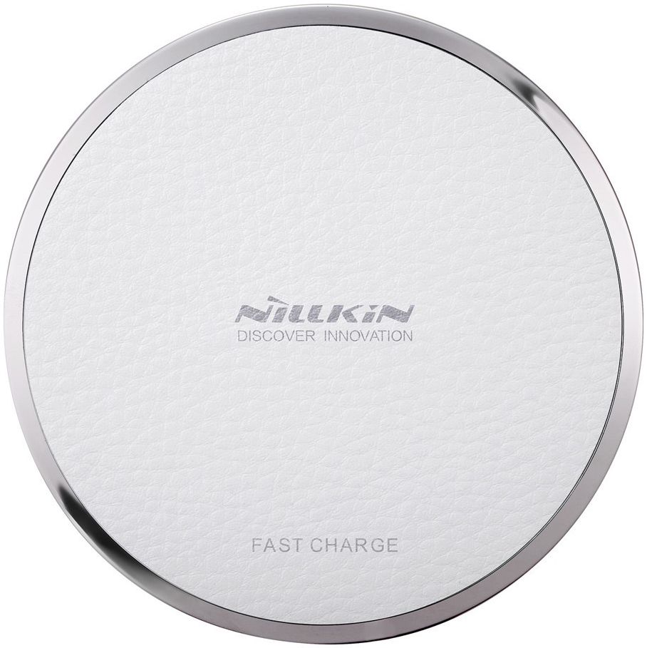 Nillkin Magic Disk Fast Wireless Charger 10W Draadloze Oplader Wit afbeelding 1