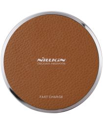 Nillkin Magic Disk Fast Wireless Charger 10W Draadloze Oplader Bruin