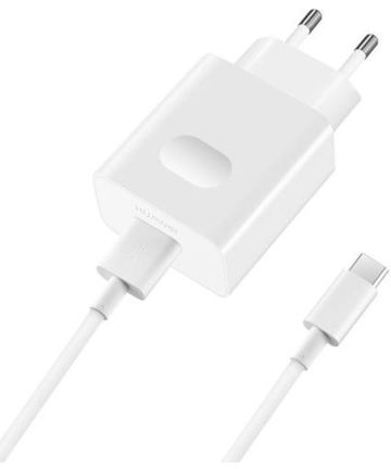 Originele Huawei Quick Charge oplader AP32 incl. USB-C Kabel Wit Opladers