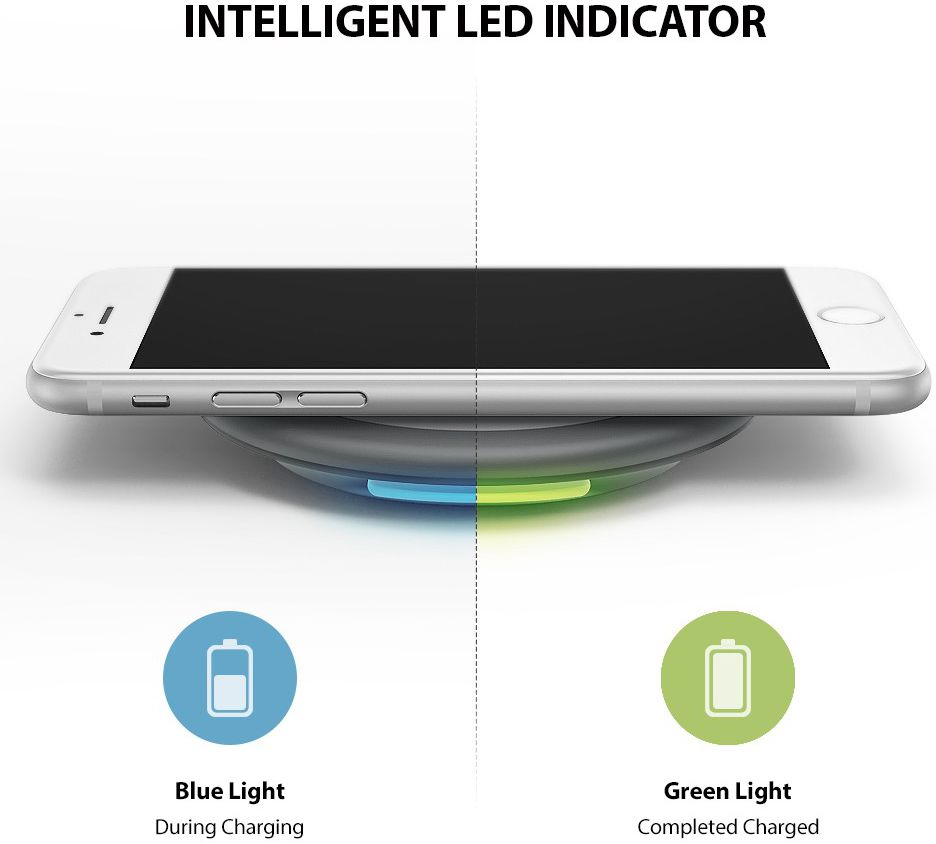 Ringke Wireless Charger Draadloze Oplader 9 Volt Fast Charge afbeelding 8