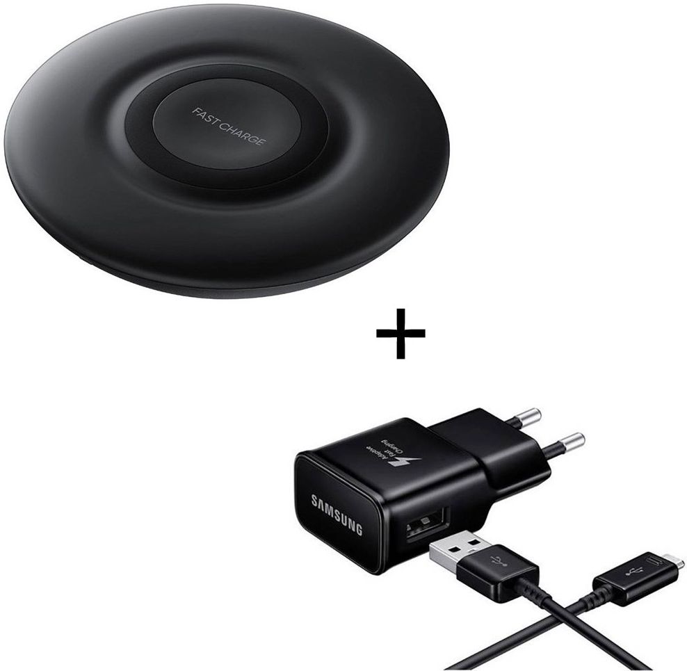 Originele Samsung Wireless Charger Pad Fast Charge Oplader USB-C Zwart afbeelding 2