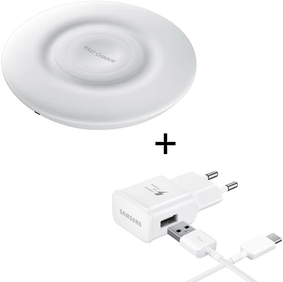 Originele Samsung Wireless Fast Charger Wit afbeelding 1