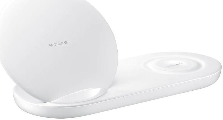 Originele Samsung Wireless Charger Duo Fast Charge Oplader USB-C Wit afbeelding 9