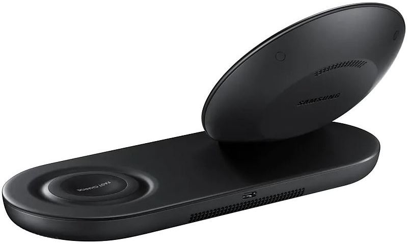 Originele Samsung Wireless Charger Duo Fast Charge Oplader USB-C Zwart afbeelding 8