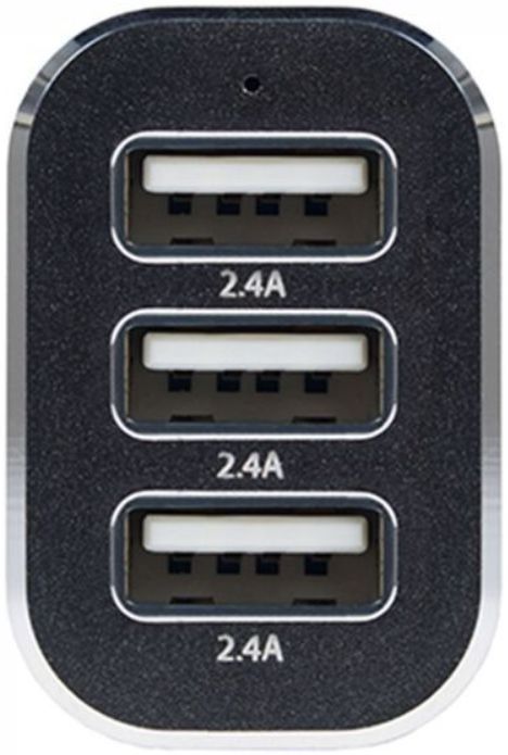 Xtorm Autolader met 3 USB Uitgangen Zwart afbeelding 4